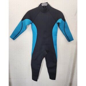 Nataly Osmann Kids Wetsuit 3mm Neoprene Full Youth Size 10 Medium Blue NWT